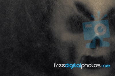 Ghost Mask Of Art Stock Photo