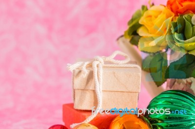 Gift Boxes On Background Stock Photo Gift Boxes On Background Stock Photo