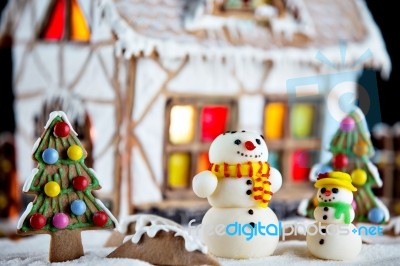 Gingerbread House Stock Photo