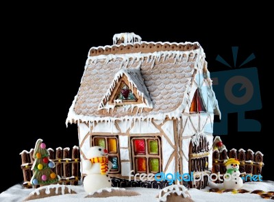 Gingerbread House Stock Photo