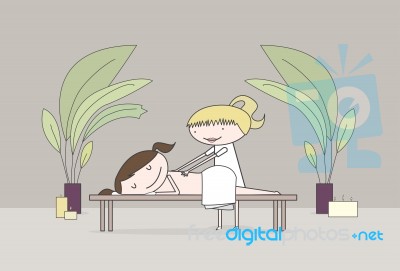 Girl Being Pampered At A Spa Stock Image Girl Being Pampered At A Spa Stock Image