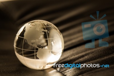 Glass Globe Stock Photo