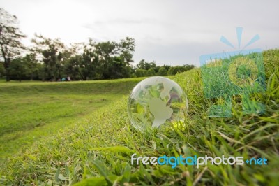 Glass Globe Stock Photo