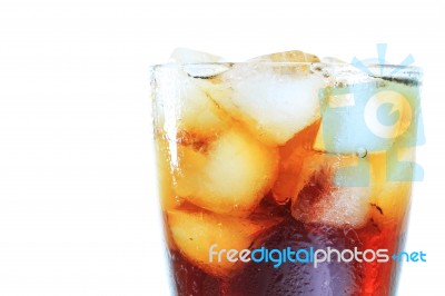 Glass Of Cola Stock Photo