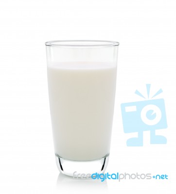 Glass Of Milk Stock Photo