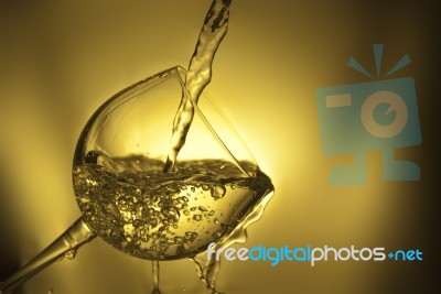 Glass Water Stock Photo