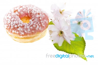 Glazed Donut Stock Photo