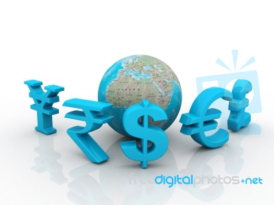 Global Business Stock Image