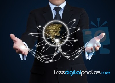 Global Network Stock Photo