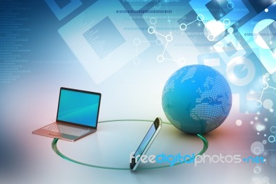 Global Network And Internet Communication Concept Stock Image