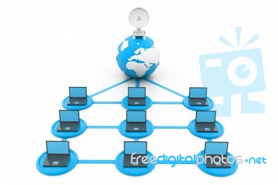 Global Network Concept Stock Image