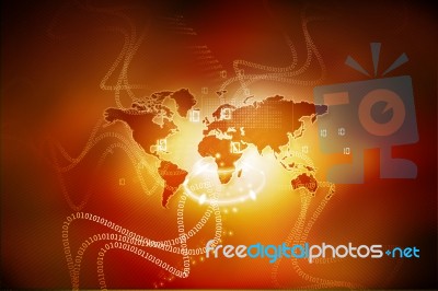 Global Network Connection Concept Stock Image