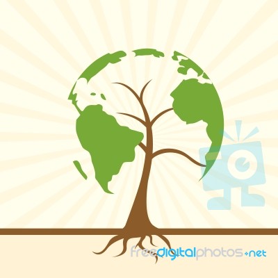 Global Tree Stock Image