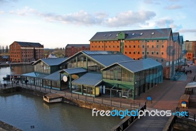 Gloucester Docks Stock Photo