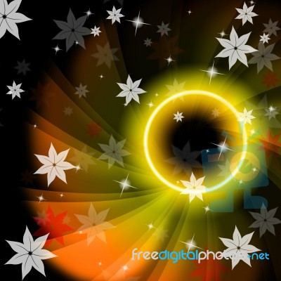 Glow Twirl Indicates Outer Space And Artistic Stock Image