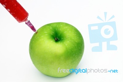GM Apple Stock Photo