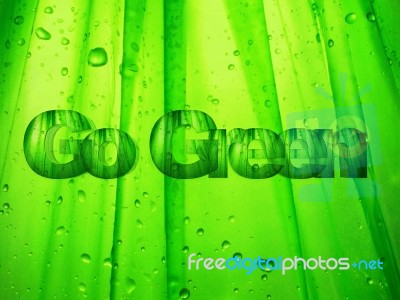 Go Green Stock Image