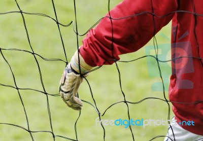 Goalkeeper Stock Photo