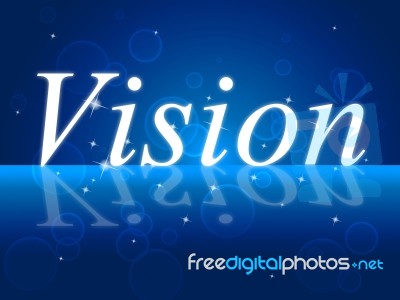Goals Vision Means Desires Inspiration And Mission Stock Image