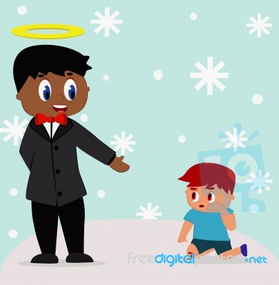 God Help The Child Fall Stock Image