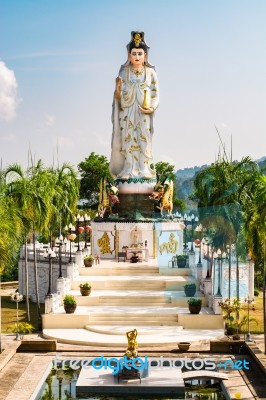 Goddess Of Mercy Known As Quan Yin Or Guan Yin Or Guan Yim Stock Photo