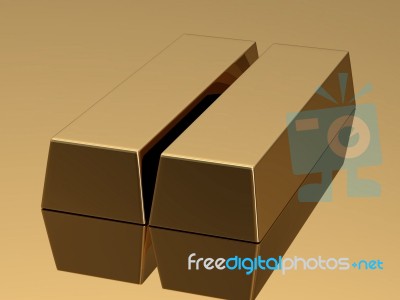 Gold Bar Stock Image