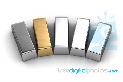 Gold Bar Stock Image