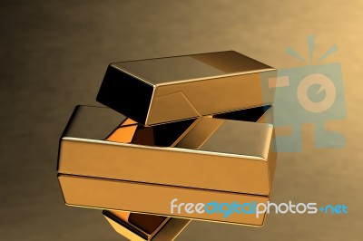 Gold Bar Stock Image