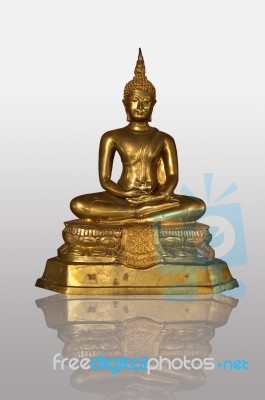 Gold Buddha Stock Photo