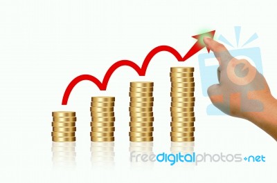Gold Coins Stock Image
