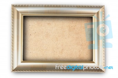 Gold Color Frame Stock Photo
