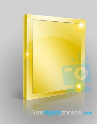 Golden Box Stock Image