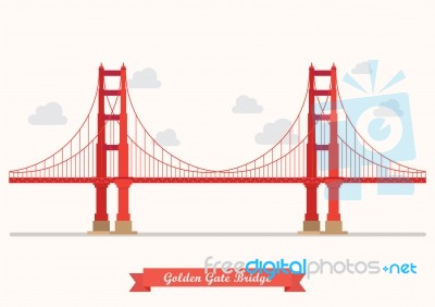 Golden Gate Bridge Illustration Stock Image Golden Gate Bridge Illustration Stock Image