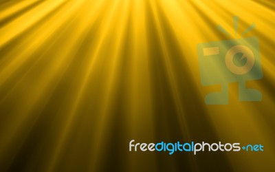 Golden Shine From Top.heaven Light Effect.abstract Sun Light Stock Image