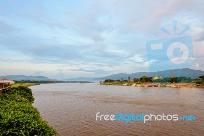 Golden Triangle Park (sob Ruak) Stock Photo