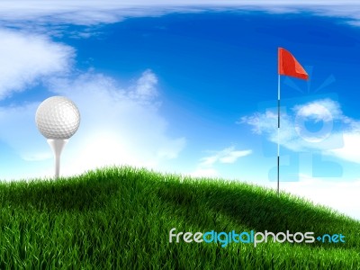 Golf Stock Photo