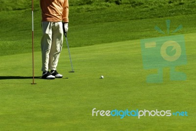 Golfer Stock Photo