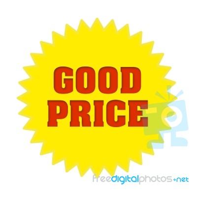 Good Price Stock Image