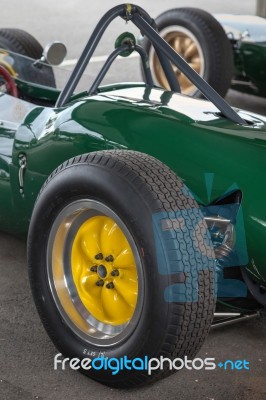 Goodwood, West Sussex/uk - September 14 : Partial View Of A Vint… Stock Photo Goodwood, West Sussex/uk - September 14 : Partial View Of A Vint… Stock Photo