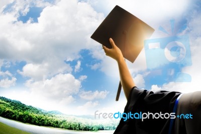 Graduates Stock Photo