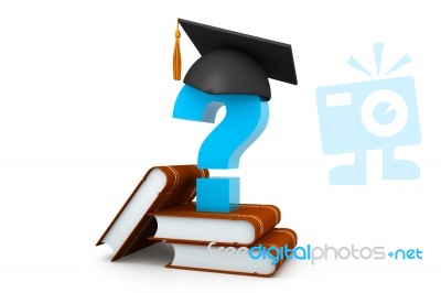 Graduation Concept With Cap And Diploma Stock Image