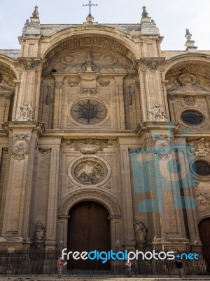 Granada, Andalucia/spain - May 7 : Exterior Granada Cathedral An… Stock Photo