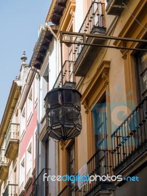 Granada, Andalucia/spain - May 7 : Old Lamp In Granada Spain On Stock Photo