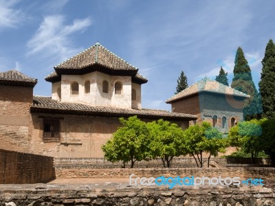 Granada, Andalucia/spain - May 7 : Part Of The Alhambra Palace I… Stock Photo