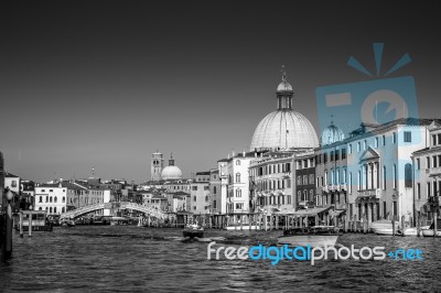 Grand Canal In Venice Stock Photo