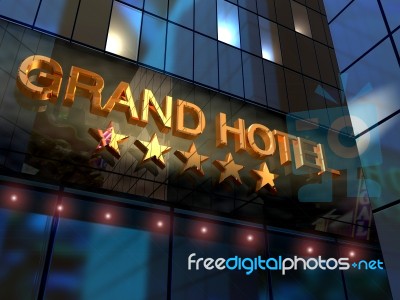 Grand Hotel Stock Image