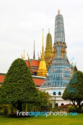 Grand Palace, The Major Tourism Attraction In Bangkok, Thailand Stock Photo