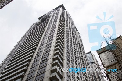 Gray Buildings, Toronto, May 2015 Stock Photo