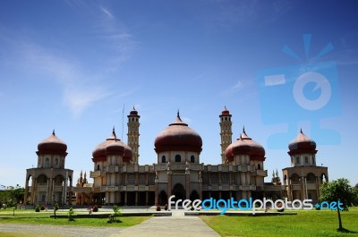 Great Mosque In West Aceh-indonesia Stock Photo
