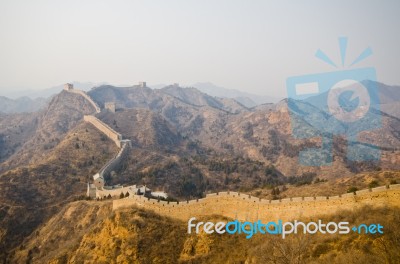 Great Wall Of China Stock Photo